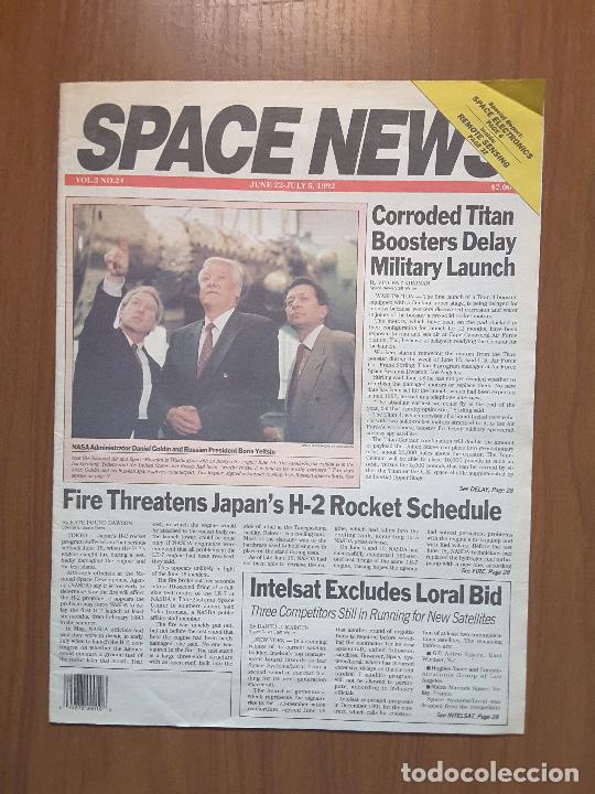 Coleccionismo de revistas y peri&oacute;dicos: Space News Vol. 3, No 24. Noticias del espacio. En ingl&eacute;s.