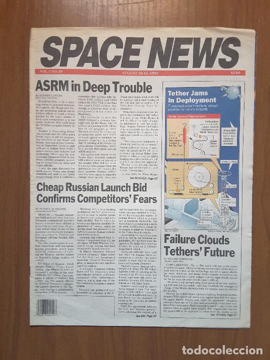 Collection Magazines and Newspapers: Space News Vol. 3, No 29. Noticias del espacio. En ingl&eacute;s.