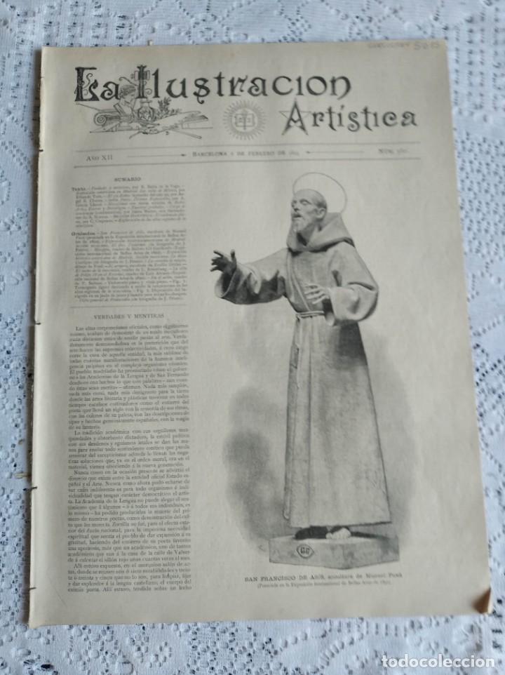 Collection Magazines and Newspapers: LA ILUSTRACI&Oacute;N ART&Iacute;STICA. A&Ntilde;O 1893. N&ordm; 580. EXPOSICI&Oacute;N AMERICANA EN MADRID. SAL&Oacute;N PAR&Eacute;S (BARNA).LEER