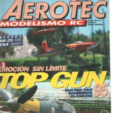 Coleccionismo de Revistas y Periódicos: REVISTA AEROTEC MODELISMO RC NUMERO 013: TOP GUN 95. Lote 341028823