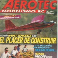Coleccionismo de Revistas y Periódicos: REVISTA AEROTEC MODELISMO RC NUMERO 016: EL PLACER DE CONTRUIR. Lote 341029233