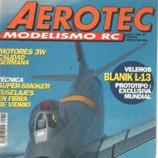 Coleccionismo de Revistas y Periódicos: REVISTA AEROTEC MODELISMO RC NUMERO 019: BOB VIOLETT SABRE F86. Lote 341029268