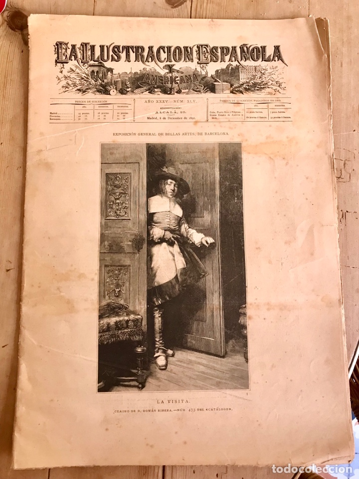 Coleccionismo de Revistas y Peri&oacute;dicos: Ilustr. 1891. Colegio Ursulinas Madrid. Toledo. Opera Par&iacute;s. Cataratas Iguaz&uacute;
