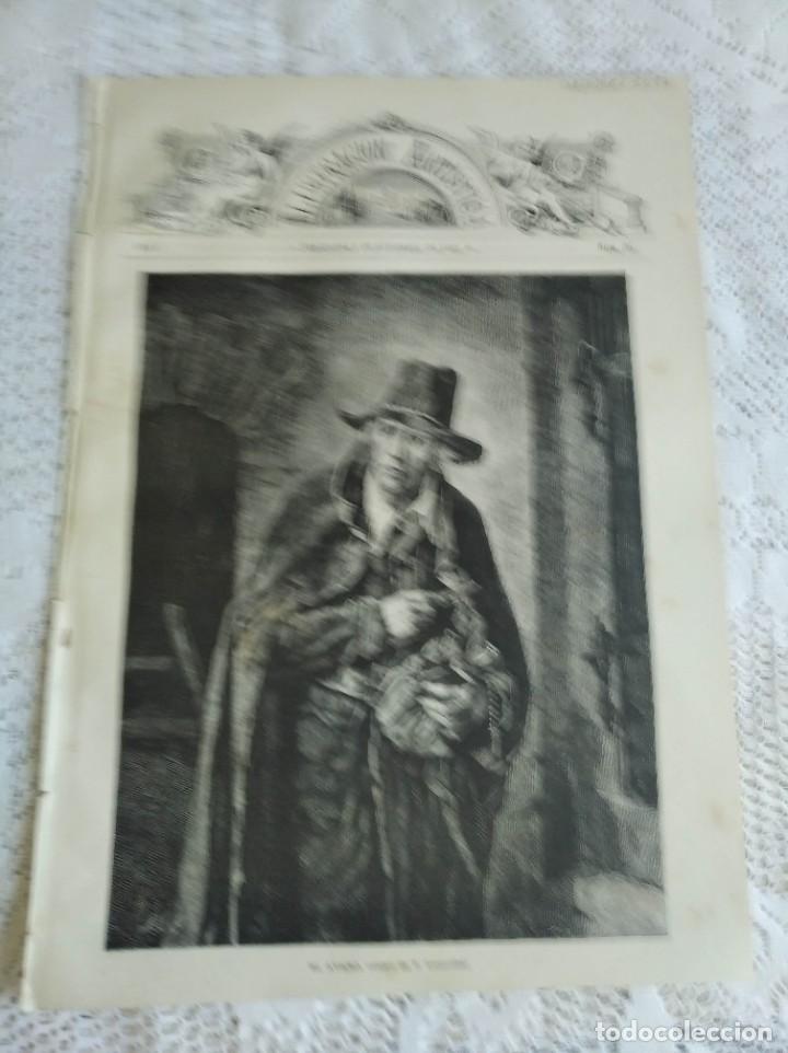Coleccionismo de Revistas y Peri&oacute;dicos: LA ILUSTRACI&Oacute;N ART&Iacute;STICA. A&Ntilde;O 1882. N&ordm; 36. EL MARTIRIO DE LA GLORIA (NOVELA). JOYERO DE ORO ES..LEER