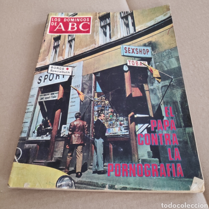 Coleccionismo de Revistas y Peri&oacute;dicos: LOS DOMINGOS DE ABC 1971 LA PAREJA PAPA PORNOGRAFIA LEON FELIPE ETIOPIA CAPILLA SIXTINA YUL BRYNNER