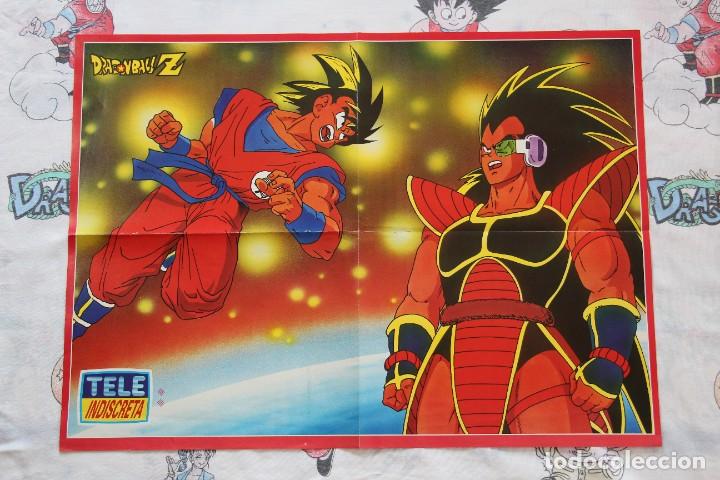 Coleccionismo de Revistas y Peri&oacute;dicos: REVISTA TELE INDISCRETA POSTER A&Ntilde;OS 90 DRAGON BALL Z / JOHN STAMOS