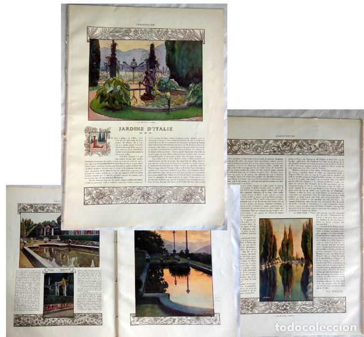 Coleccionismo de revistas y peri&oacute;dicos: JARDINS D'ITALIE. 1908 REN&Eacute; BOYLESVE (texte) GEORGES SCOTT (illustra)
