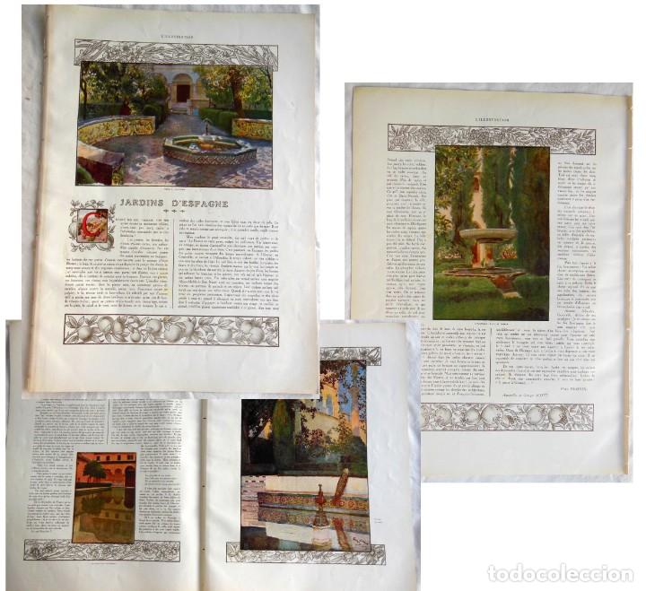 Coleccionismo de revistas y peri&oacute;dicos: JARDINS D'ESPAGNE. 1908 PAUL REBOUX (texte) GEORGES SCOTT (illustra)