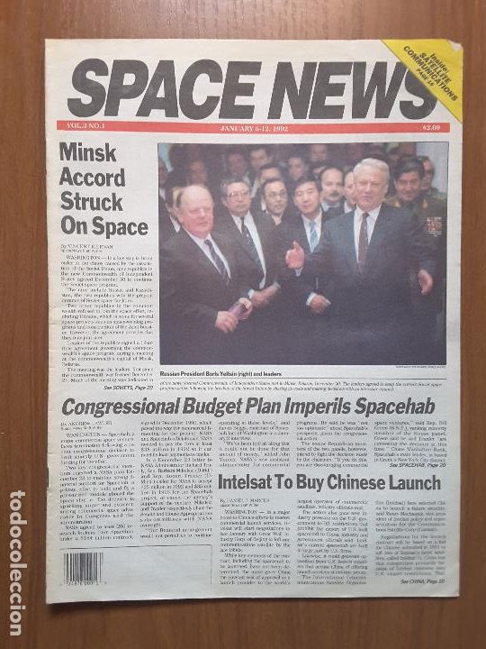 Colecionismo de Revistas e Jornais: Space News Vol. 3, No 1. Noticias del espacio. En ingl&eacute;s.