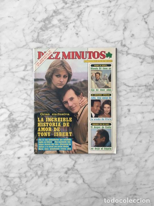 Coleccionismo de revistas y peri&oacute;dicos: DIEZ MINUTOS - 1981 - TONY ISBERT, GOLPE DE ESTADO 23F, M.J. CANTUDO, CHERYL LADD, HERMANAS HURTADO