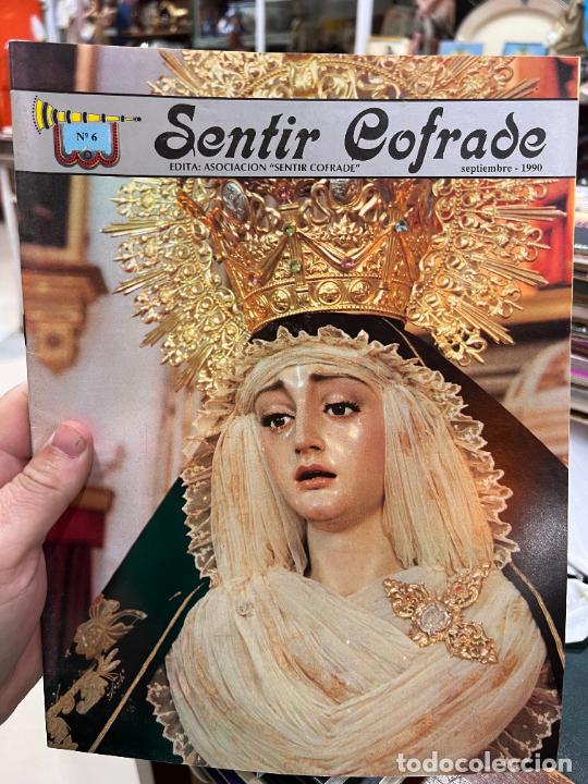 Coleccionismo de Revistas y Peri&oacute;dicos: REVISTA SENTIR COFRADE - N&ordm;6 SEPTIEMBRE 1990 - SEMANA SANTA DE CADIZ