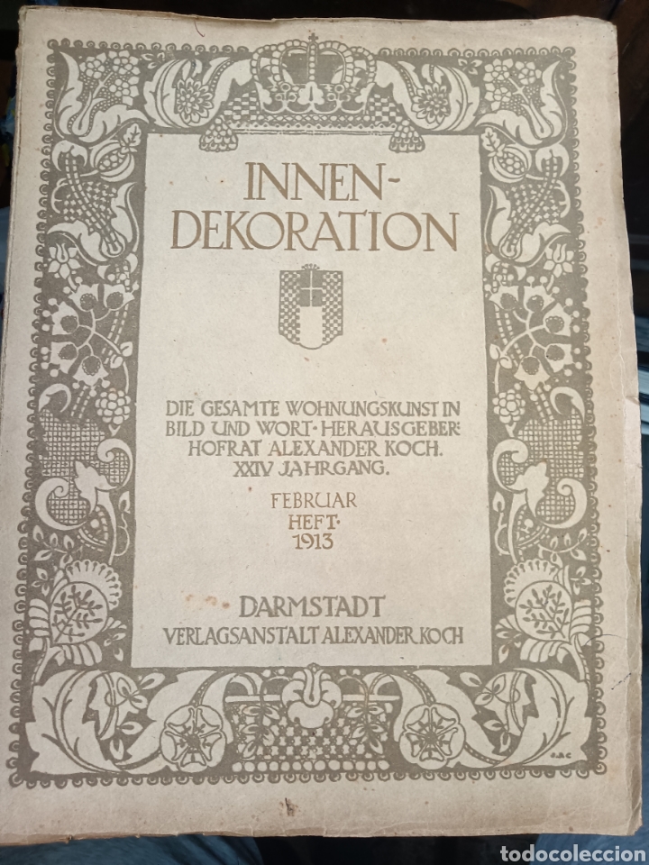Coleccionismo de Revistas y Peri&oacute;dicos: SUPER LOTE 24 REVISTAS INNEN-DEKORATION ARQUITECTURA INTERIORISME ART DECO A&Ntilde;OS 1911-12-13