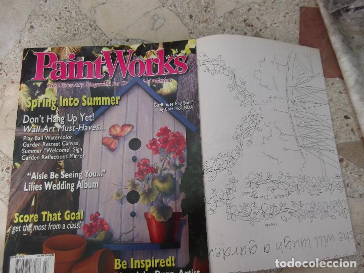 Collection Magazines and Newspapers: paint works, july 2005, revista de pintura y manualidades con patrones, en ingles