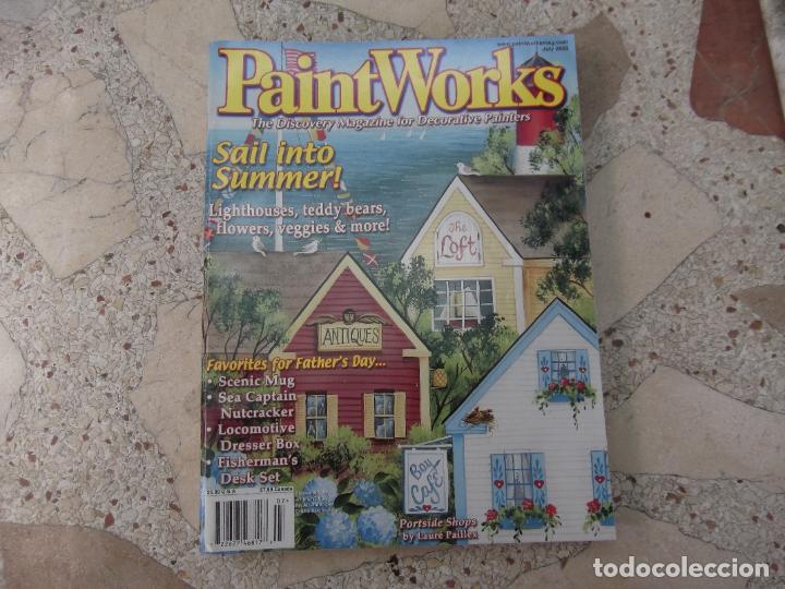 Collection Magazines and Newspapers: paint works, july 2003, revista de pintura y manualidades con patrones, en ingles