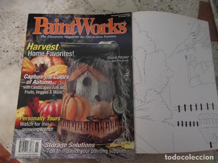 Collection Magazines and Newspapers: paint works, november 2004, revista de pintura y manualidades con patrones, en ingles