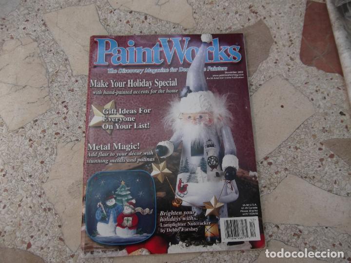 Collection Magazines and Newspapers: paint works, december 2002, revista de pintura y manualidades con patrones, en ingles