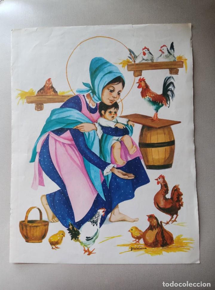 Coleccionismo de Revistas y Peri&oacute;dicos: VIRGEN DE LAS GALLINAS 1970 P&Aacute;GINA DE REVISTA