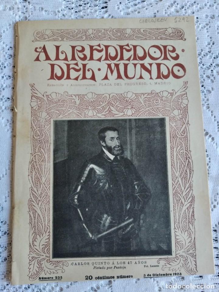 Sammeln von Zeitschriften und Zeitungen: ALREDEDOR DEL MUNDO. A&Ntilde;O 1903. N&ordm; 235. UNA CASA HIST&Oacute;RICA EN MIRANDA DE EBRO. LAS ESCUELAS DE...LEER