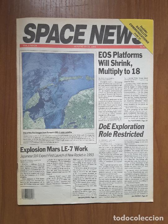 Coleccionismo de revistas y peri&oacute;dicos: Space News Vol. 2, No 28. Noticias del espacio. En ingl&eacute;s.