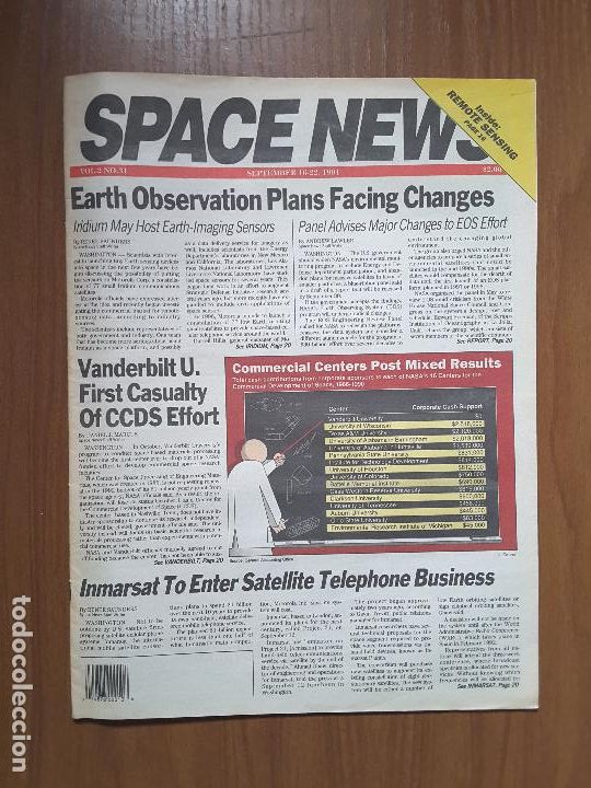 Coleccionismo de revistas y peri&oacute;dicos: Space News Vol. 2, No 31. Noticias del espacio. En ingl&eacute;s.