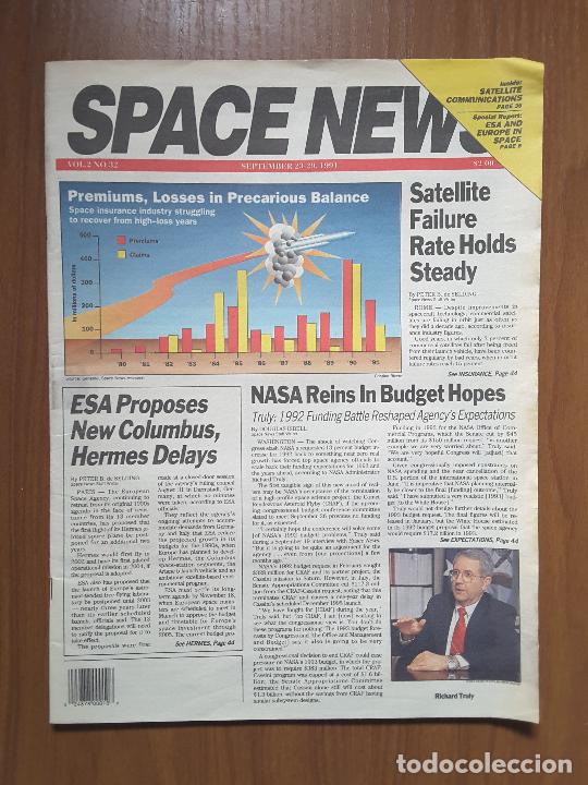 Coleccionismo de revistas y peri&oacute;dicos: Space News Vol. 2, No 32. Noticias del espacio. En ingl&eacute;s.