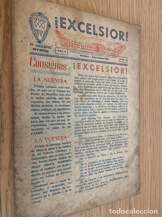 Coleccionismo de Revistas y Peri&oacute;dicos: &iexcl;EXCELSIOR! COLEGIO LOYOLA PP. ESCOLAPIOS OVIEDO A&Ntilde;O II 1947 ORGANO DE LOS ALUMNOS Y EXALUMNOS NUM 2