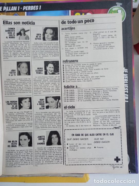 Coleccionismo de Revistas y Peri&oacute;dicos: jeanette ana belen romy schneider lina morgan sofia loren carmen sarmiento jodie foster eleanor powe