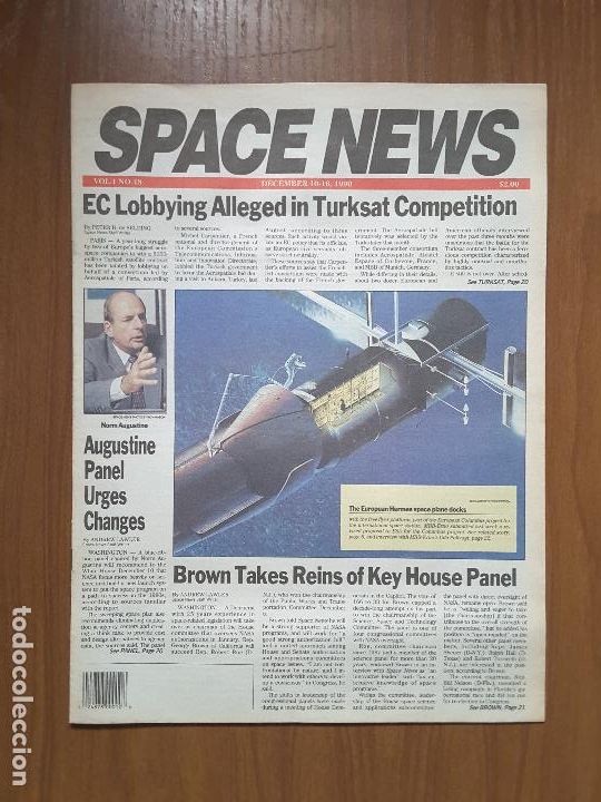 Coleccionismo de revistas y peri&oacute;dicos: Space News Vol. 1, No 48. Noticias del espacio. En ingl&eacute;s.