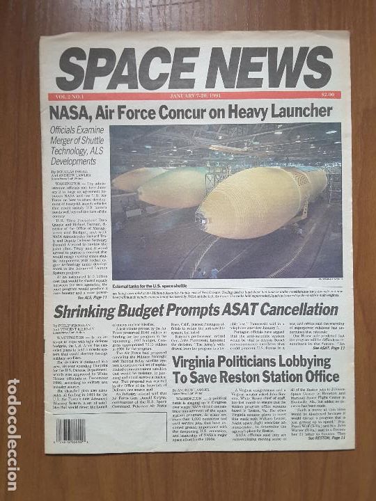 Colecionismo de Revistas e Jornais: Space News Vol. 2, No 1. Noticias del espacio. En ingl&eacute;s.