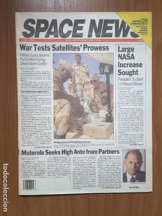 Coleccionismo de revistas y peri&oacute;dicos: Space News Vol. 2, No 2. Noticias del espacio. En ingl&eacute;s.