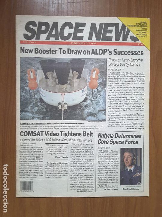 Coleccionismo de revistas y peri&oacute;dicos: Space News Vol. 2, No 4. Noticias del espacio. En ingl&eacute;s.