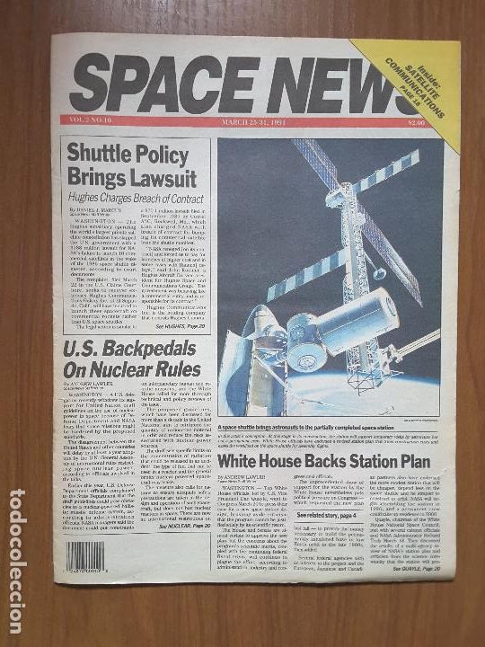 Coleccionismo de revistas y peri&oacute;dicos: Space News Vol. 2, No 10. Noticias del espacio. En ingl&eacute;s.