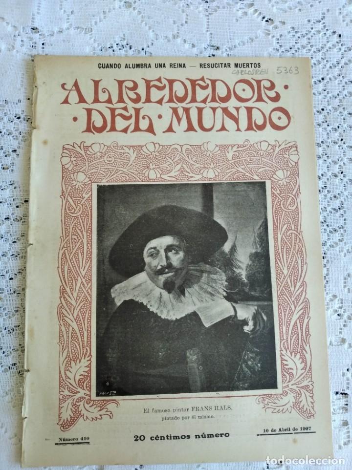 Coleccionismo de Revistas y Peri&oacute;dicos: ALREDEDOR DEL MUNDO. A&Ntilde;O 1907. N&ordm; 410. LA M&Aacute;QUINA DE RESUCITAR. EL RENACIMIENTO DEL BILBOQUET...LEER