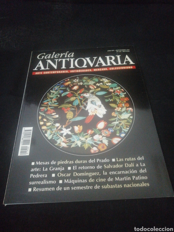 Coleccionismo de revistas y peri&oacute;dicos: REVISTA GALER&Iacute;A ANTIQUARIA N 142, MESAS PIEDRA DURA EL PRADO, DALI EN LA PEDRERA