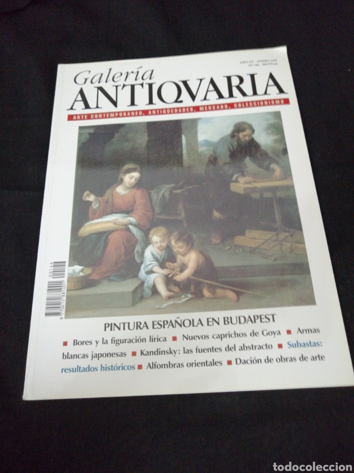 Colecionismo de Revistas e Jornais: REVISTA GALER&Iacute;A ANTIQUARIA N 146, PINTURA ESPA&Ntilde;OLA EN BUDAPEST, ARMAS BLANCAS JAPONESAS, GOYA, ETC