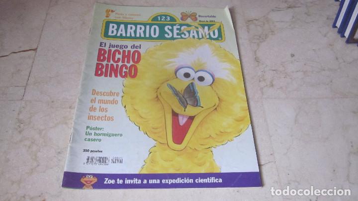 Coleccionismo de Revistas y Peri&oacute;dicos: REVISTA BARRIO SESAMO 123 - MAYO 2001 - EL JUEGO DEL BICHO BINGO