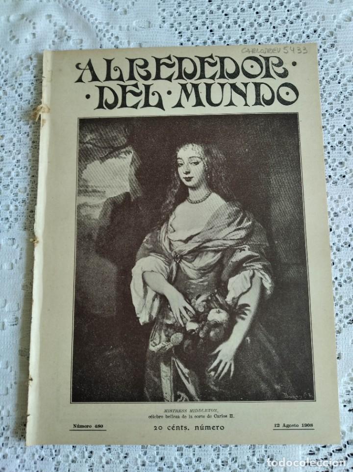 Collection Magazines and Newspapers: ALREDEDOR DEL MUNDO. A&Ntilde;O 1908. N&ordm; 480. PR&Iacute;NCIPES Y DUQUESAS SOCIALISTAS. MELLIZOS A DOCENAS.....LEER