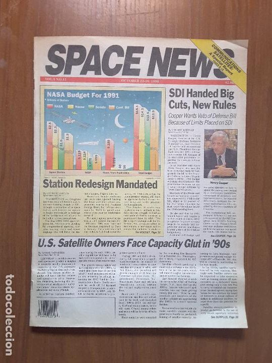 Collezionismo di Riviste e Giornali: Space News Vol. 1, No 41. Noticias del espacio. En ingl&eacute;s.