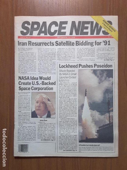 Collezionismo di Riviste e Giornali: Space News Vol. 1, No 47. Noticias del espacio. En ingl&eacute;s.