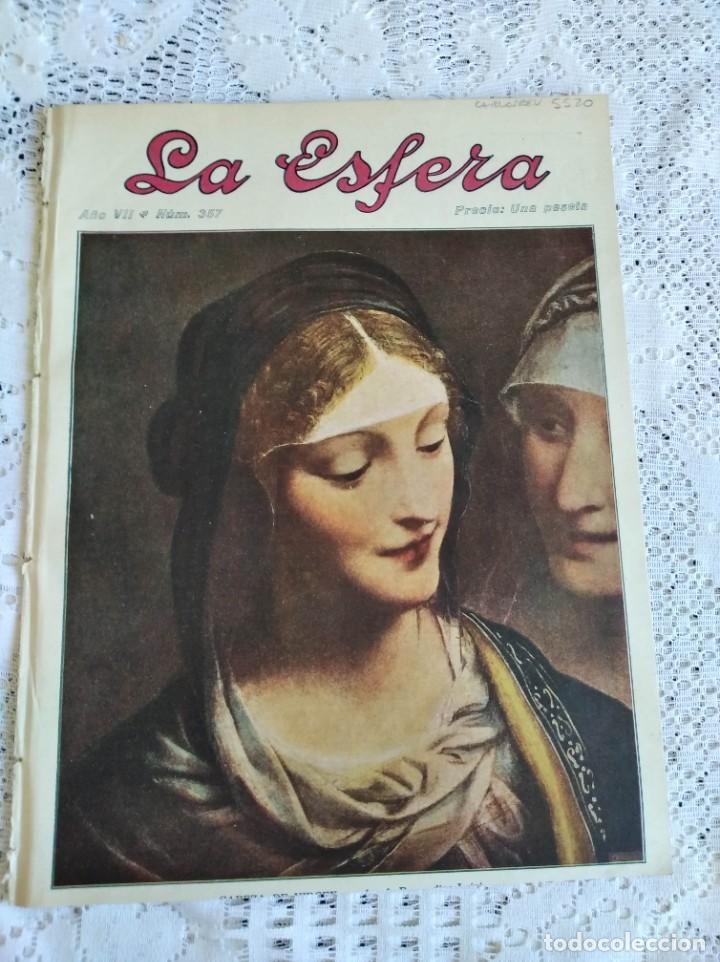 Collection Magazines and Newspapers: REVISTA LA ESFERA. A&Ntilde;O VII. N&ordm; 357, 6 DE NOVIEMBRE 1920. VITORIA. CONVENTO DE SANTA CLARA......LEER