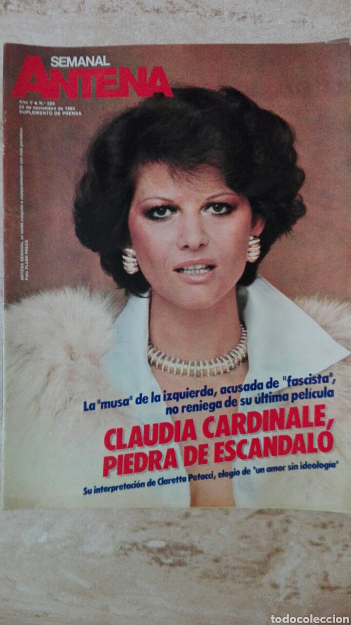 Sammeln von Zeitschriften und Zeitungen: ANTENA SEMANAL n&deg;205 Claudia Cardinale matanzas de bebes-foca Boeing 747 MIM