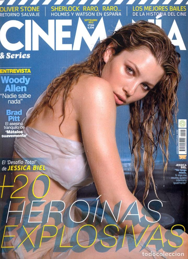 Colecionismo de Revistas e Jornais: REVISTA CINEMANIA N&ordm; 204 SEPTIEMBRE 2012, JESSICA BIEL (2)