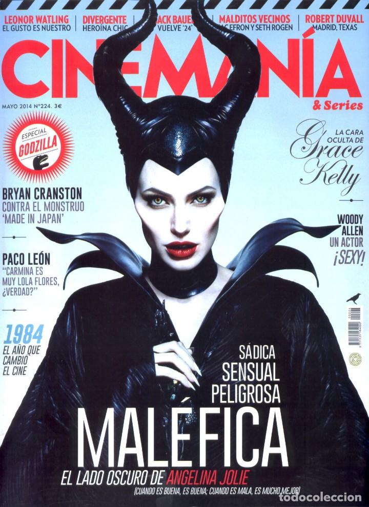 Colecionismo de Revistas e Jornais: REVISTA CINEMANIA N&ordm; 224 MAYO 2014, MALEFICA (3)