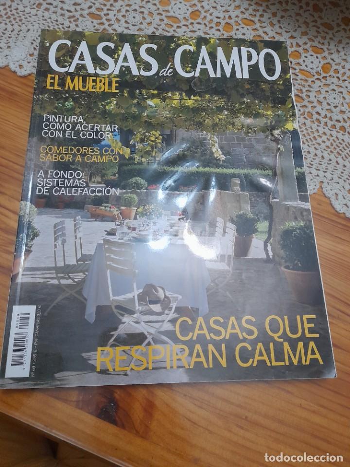 Coleccionismo de revistas y peri&oacute;dicos: Revista Vivir en el campo N&deg; 69 casa campestres r&uacute;stica cortijo El mueble