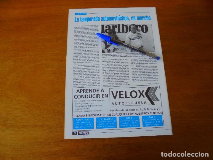 Coleccionismo de Revistas y Peri&oacute;dicos: CLIPPING MOTOR DE 1993: RICARDO AVERO Y ALFREDO MEDINA, RALLIART CANARIAS CON MITSUBISHI VR 4X4.