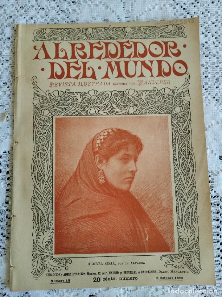 Coleccionismo de Revistas y Peri&oacute;dicos: ALREDEDOR DEL MUNDO. A&Ntilde;O 1899. N&ordm; 18. EN LA ISLA DE LOS TESOROS. EL JEFE DEL TRANSVAAL. GUADAM..LEER