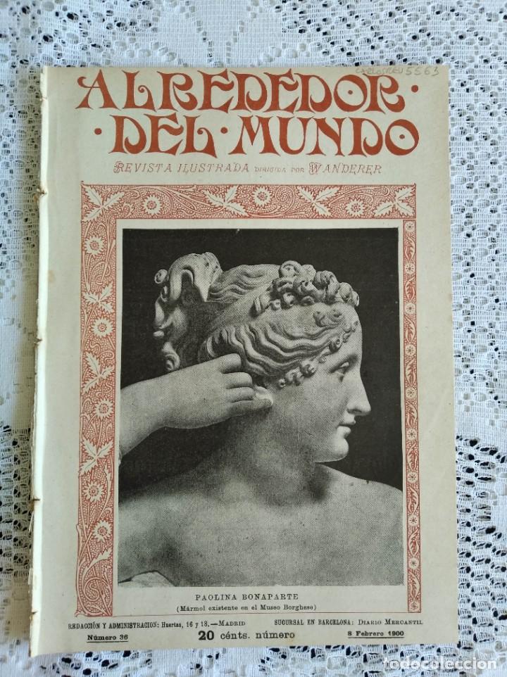 Coleccionismo de revistas y peri&oacute;dicos: ALREDEDOR DEL MUNDO. A&Ntilde;O 1900. N&ordm; 36. VIAJES POR ARGELIA Y EGIPTO. EL TIRANO DEL PR&Iacute;NCIPE DE L..LEER