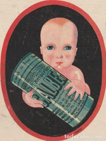 Coleccionismo de Revistas y Peri&oacute;dicos: Publicidad productos Calber ( nenuco) dibujo de Uribe -1926