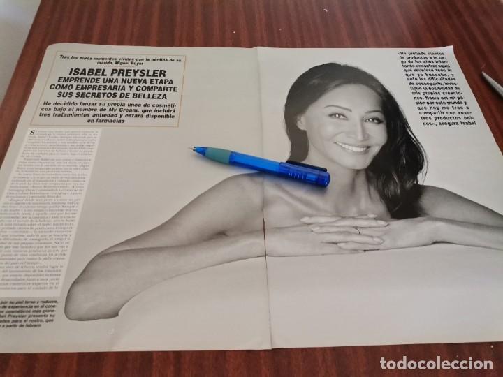 Coleccionismo de Revistas y Peri&oacute;dicos: ISABEL PREYSLER RECORTE REVISTA 2 PAGINAS 2015