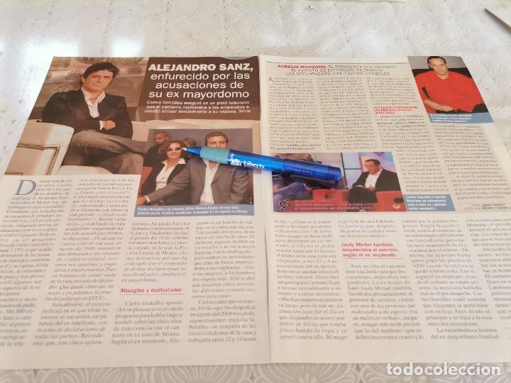 Coleccionismo de Revistas y Peri&oacute;dicos: ALEJANDRO SANZ ACUSADO POR SU EX MAYORDOMO RECORTE REVISTA 2 PAGINAS 2007